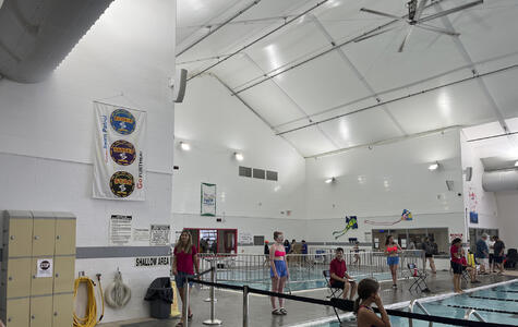 Trusscore Wall&CeilingBoard in a Commercial Indoor Pool