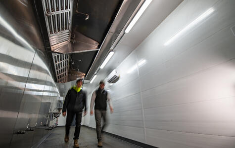 Trusscore Wall&CeilingBoard Installed in a Commercial Kitchen