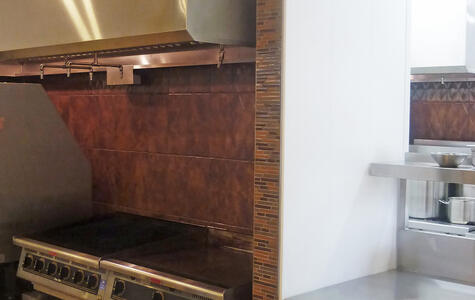 Trusscore Wall&CeilingBoard in Commercial Restaurant Kitchen