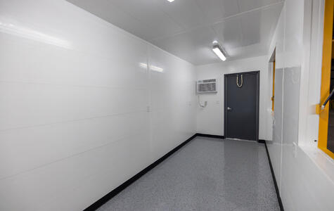 Trusscore Wall&CeilingBoard in Shipping Container Commercial Kitchen