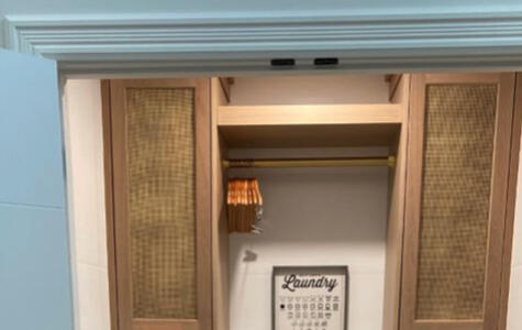 Trusscore Wall&CeilingBoard in a Residential Laundry Room