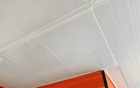 Trusscore Wall&CeilingBoard in Residential Basement Ceiling