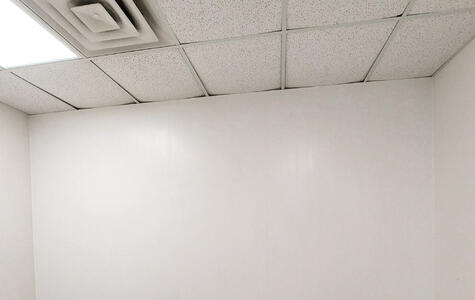 Trusscore Wall&CeilingBoard in Residential Basement