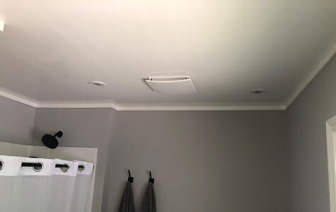 Trusscore Wall&CeilingBoard in a bathroom