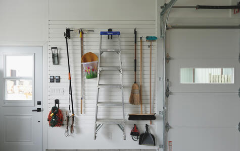 Trusscore Wall&CeilingBoard and SlatWall in Residential Boathouse