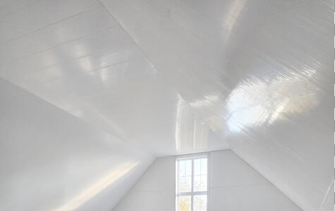 Trusscore Wall&CeilingBoard in Residential Barndominium Ceiling