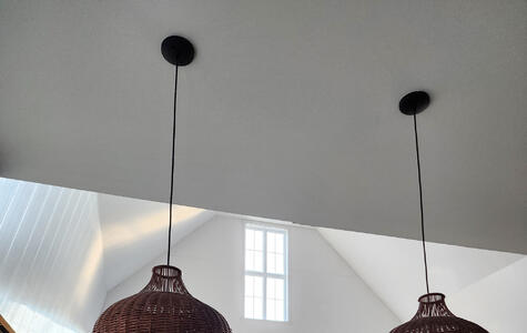 Trusscore Wall&CeilingBoard in Residential Barndominium Ceiling