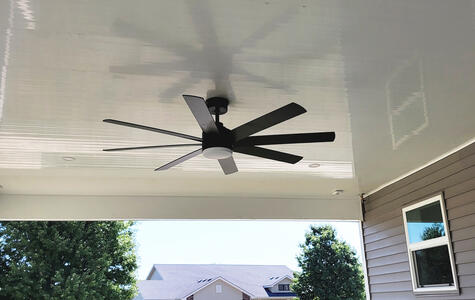Trusscore Wall&CeilingBoard on Residential Porch Ceiling