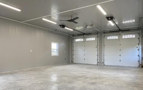 Trusscore Wall&CeilingBoard in a Residential Garage