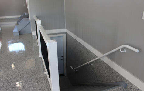 Trusscore Wall&CeilingBoard in a Garage Trusscore Wall&CeilingBoard in a Garage