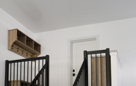 Trusscore Wall&CeilingBoard and SlatWall in a Luxury Residential Garage Trusscore Wall&CeilingBoard and SlatWall in a Luxury Residential Garage