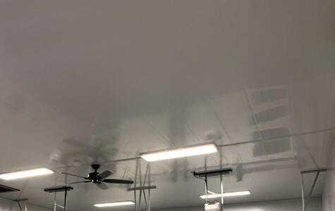 Trusscore Wall&CeilingBoard Installed in Residential Garage