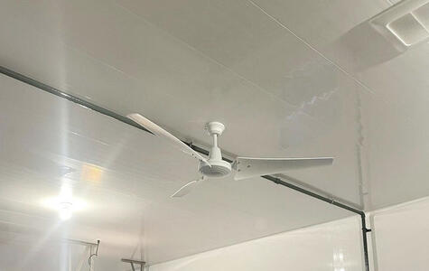 Trusscore Wall&CeilingBoard in a Residential Garage