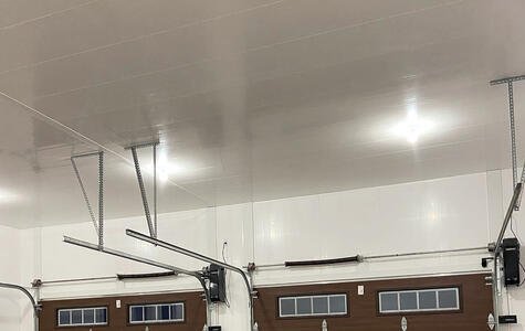 Trusscore Wall&CeilingBoard in a Residential Garage