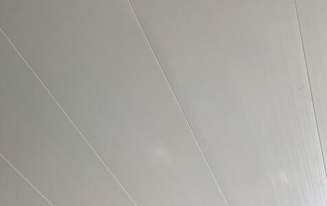 Trusscore Wall&CeilingBoard in a Residential Garage