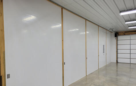 Trusscore Wall&CeilingBoard in Residential Garage