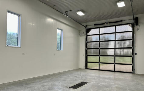 Trusscore Wall&CeilingBoard and RibCore in Residential Garage