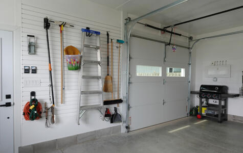 Trusscore Wall&CeilingBoard and Trusscore SlatWall in Residential Boathouse