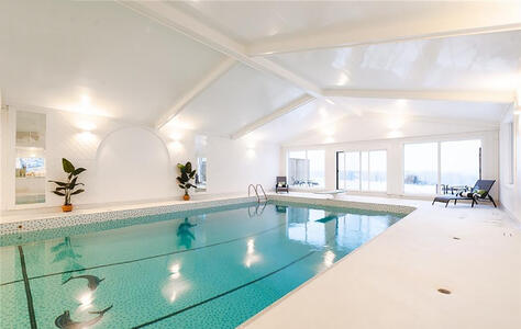 Trusscore Wall&CeilingBoard in a Residential Indoor Pool