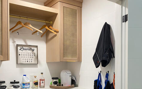 Trusscore Wall&CeilingBoard in Residential Laundry Room