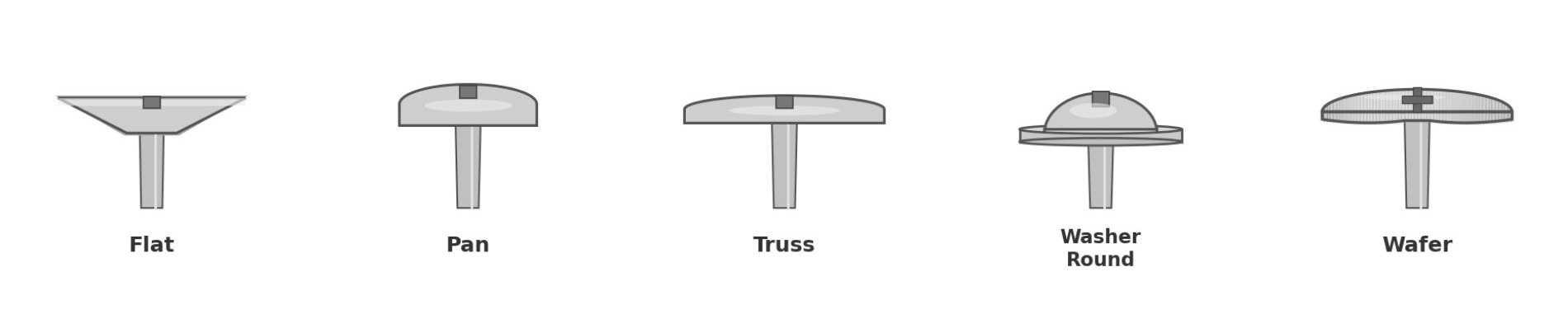 Fastener Head Types