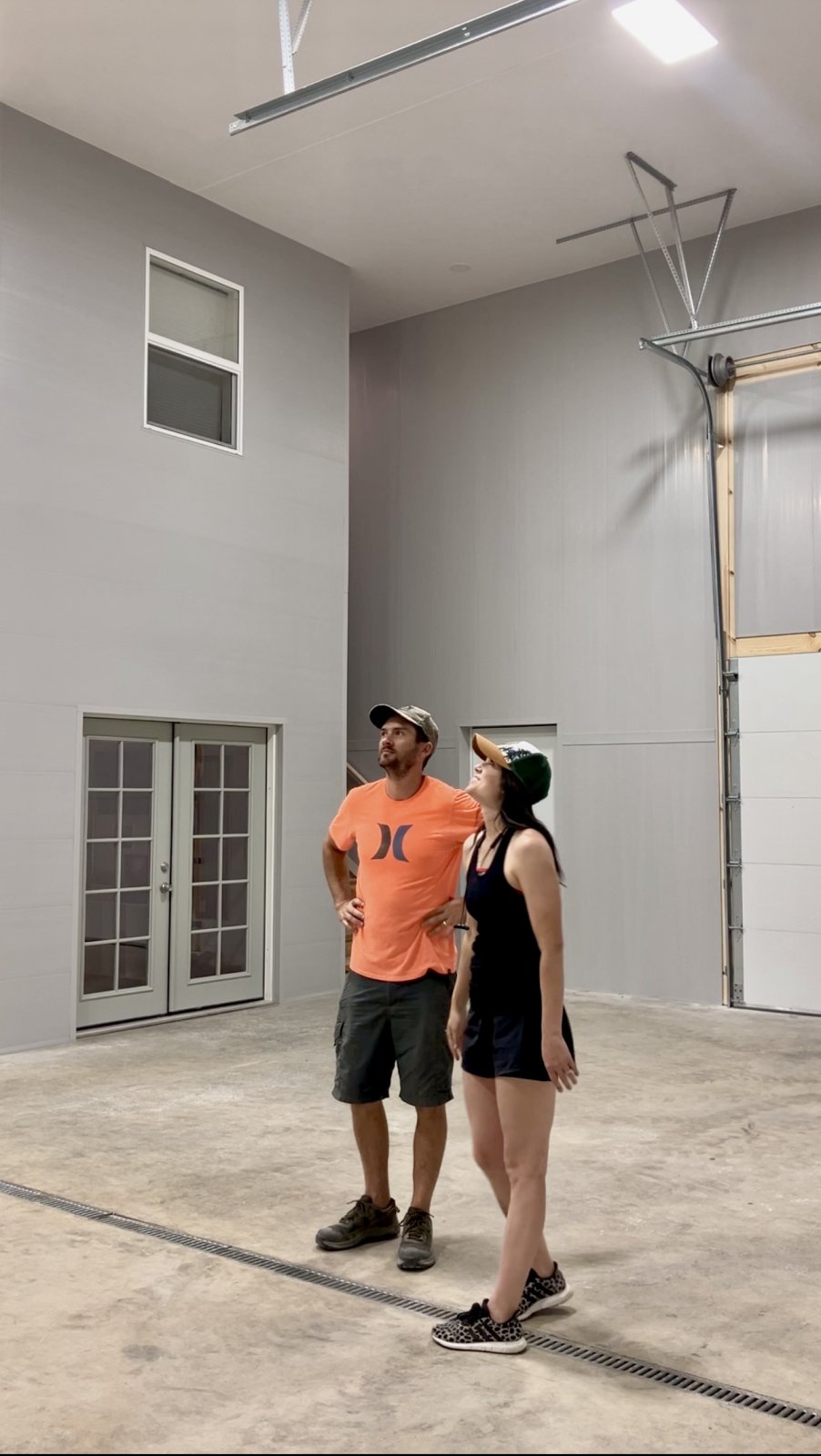 Shop after Trusscore installation