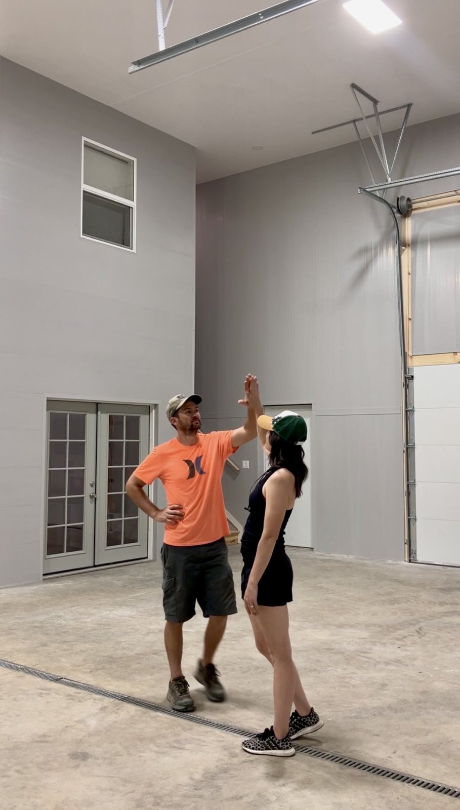 Shop after Trusscore installation